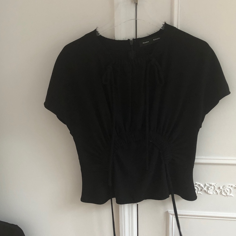 Proenza Schouler Elegant Black Blouse